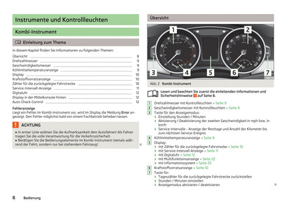 2013-2014 Skoda Superb Owner's Manual | German