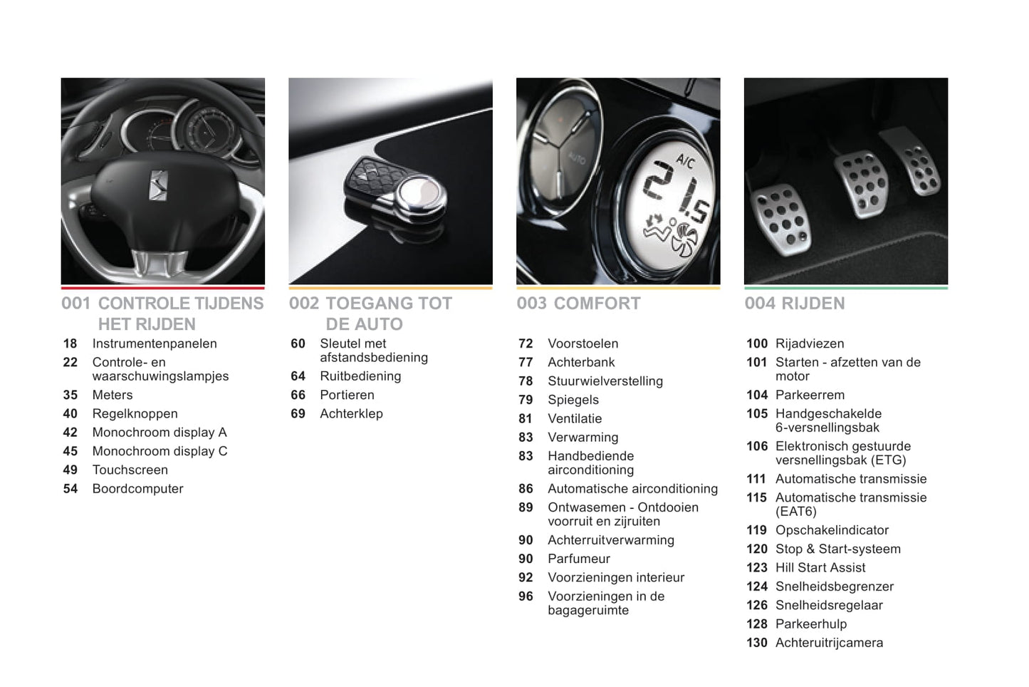 2016-2017 Citroën DS 3 Gebruikershandleiding | Nederlands