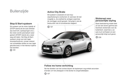 2016-2017 Citroën DS 3 Gebruikershandleiding | Nederlands