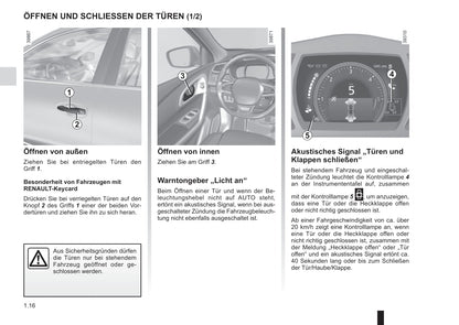 2015-2018 Renault Kadjar Manuel du propriétaire | Allemand