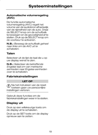 Ford CD-navigatiesysteem Handleiding 2008 - 2011