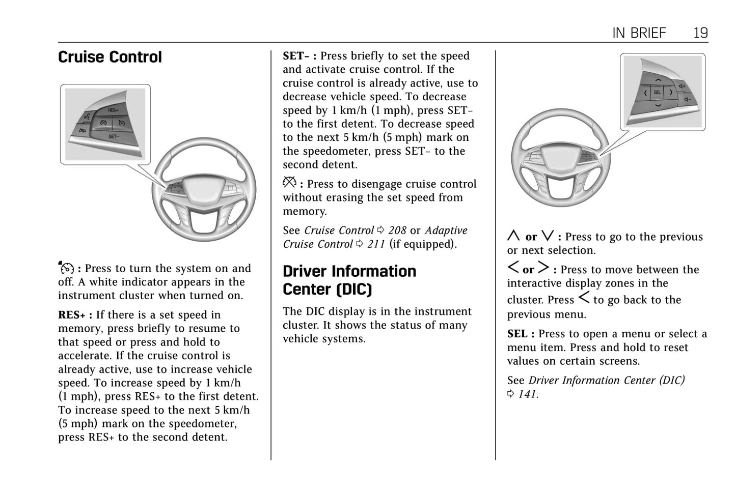 2019 Cadillac XT5 Owner's Manual | English