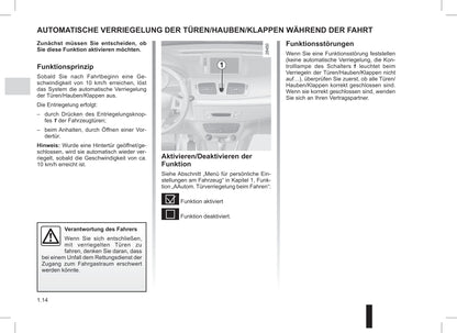 2014-2016 Renault Mégane Manuel du propriétaire | Allemand