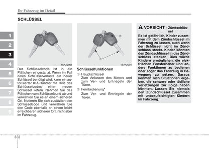 2006-2007 Kia Picanto Owner's Manual | German