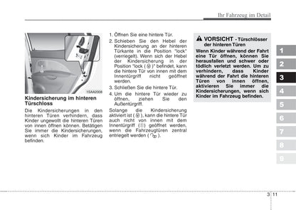 2006-2007 Kia Picanto Owner's Manual | German