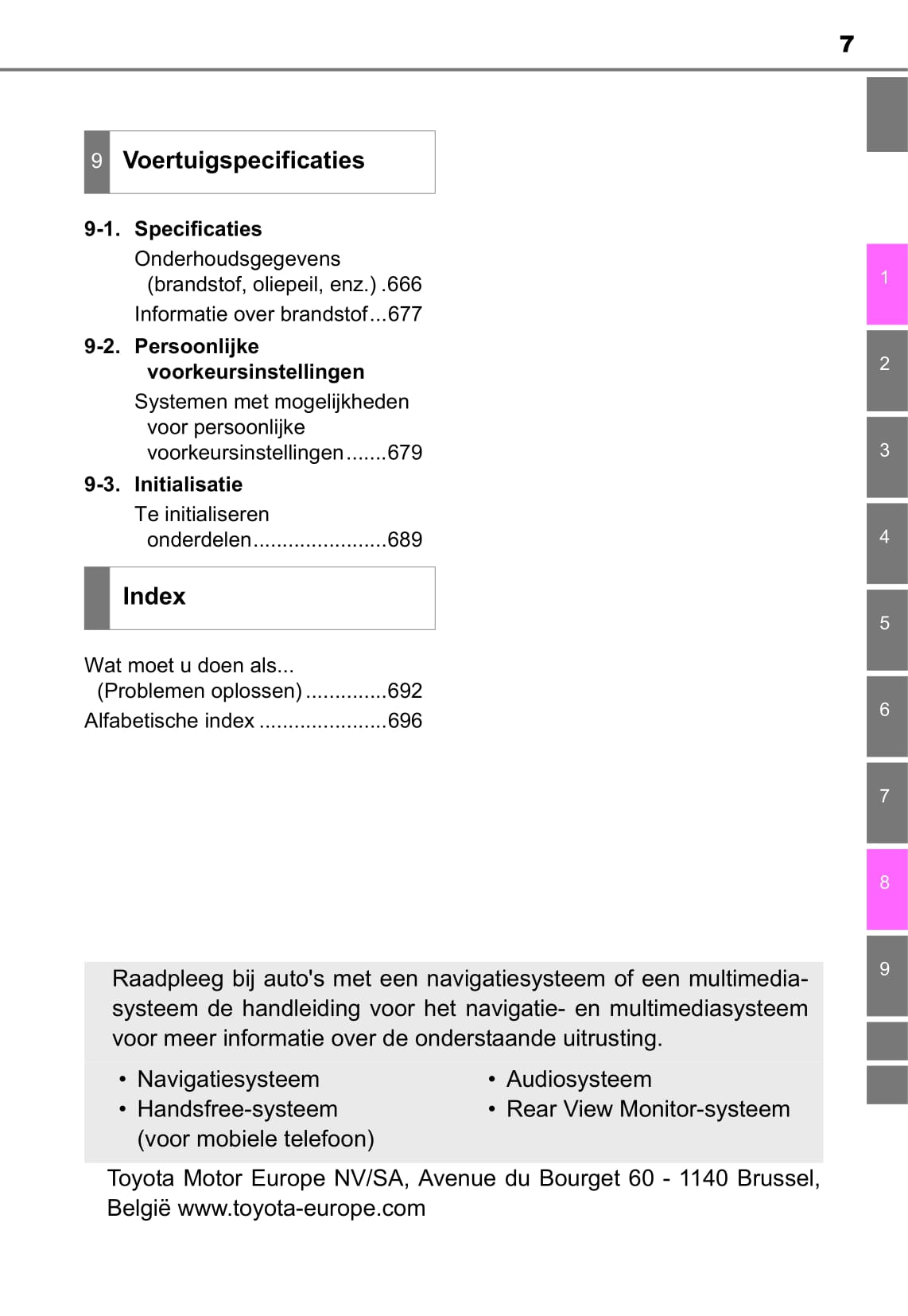 2016-2018 Toyota C-HR Hybrid Owner's Manual | Dutch