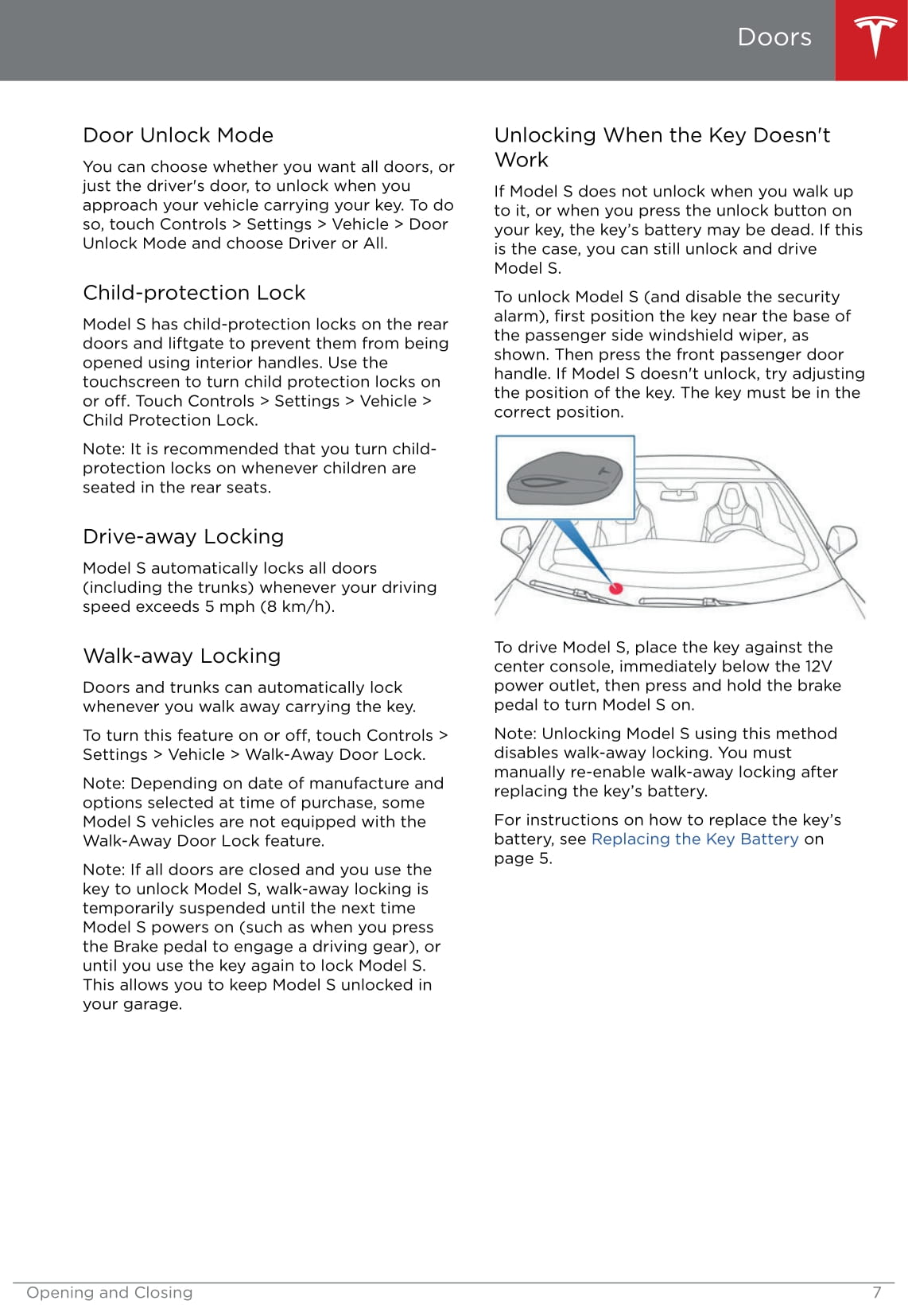 2013-2016 Tesla Model S Owner's Manual | English