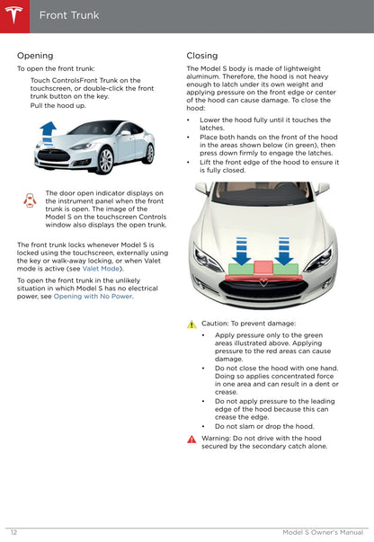 2013-2016 Tesla Model S Owner's Manual | English