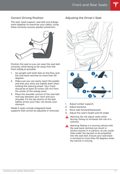 2013-2016 Tesla Model S Owner's Manual | English