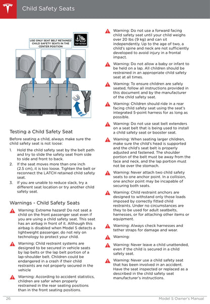 2013-2016 Tesla Model S Owner's Manual | English