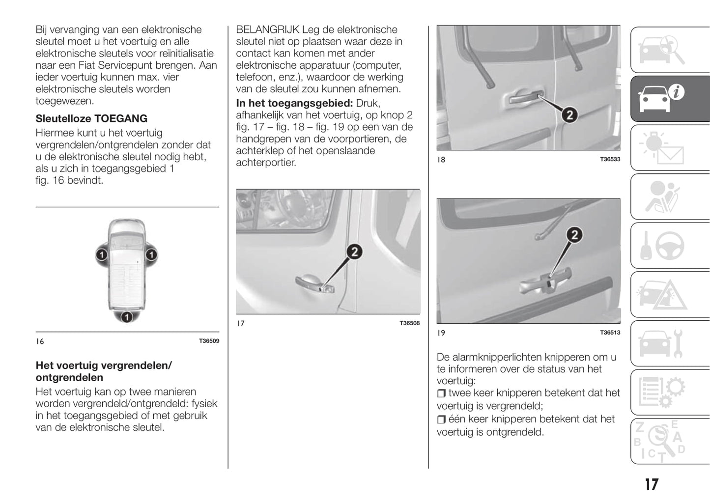 2016-2017 Fiat Talento Owner's Manual | Dutch