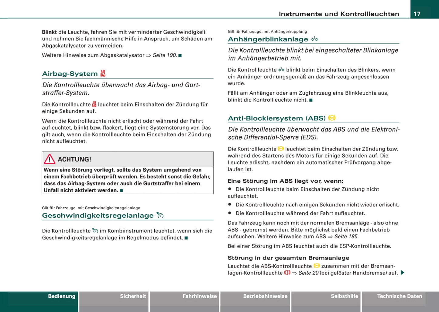 2005-2008 Audi A4 Gebruikershandleiding | Duits