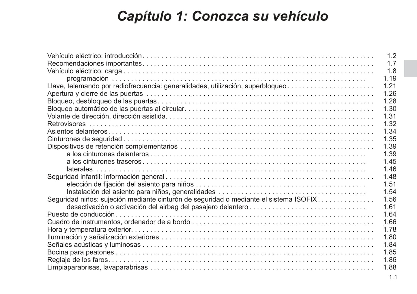 2021-2022 Renault Twingo Z.E. Owner's Manual | Spanish