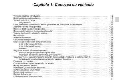 2021-2022 Renault Twingo Z.E. Owner's Manual | Spanish