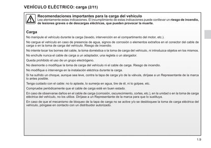 2021-2022 Renault Twingo Z.E. Owner's Manual | Spanish