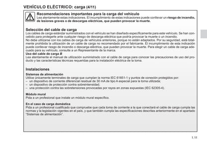 2021-2022 Renault Twingo Z.E. Owner's Manual | Spanish