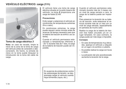 2021-2022 Renault Twingo Z.E. Owner's Manual | Spanish