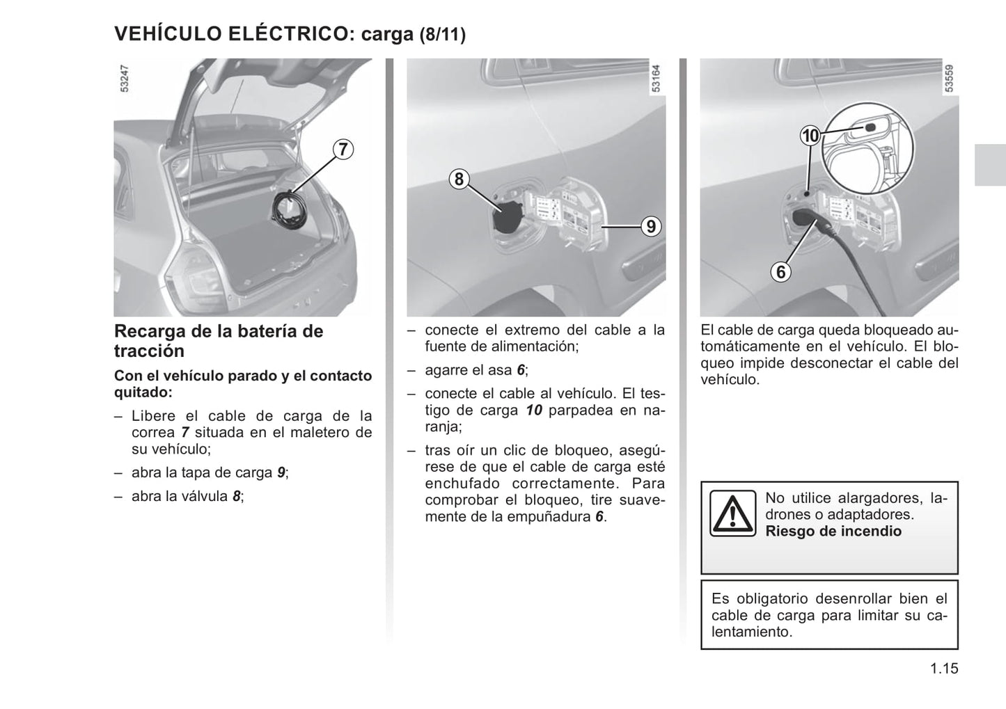 2021-2022 Renault Twingo Z.E. Owner's Manual | Spanish