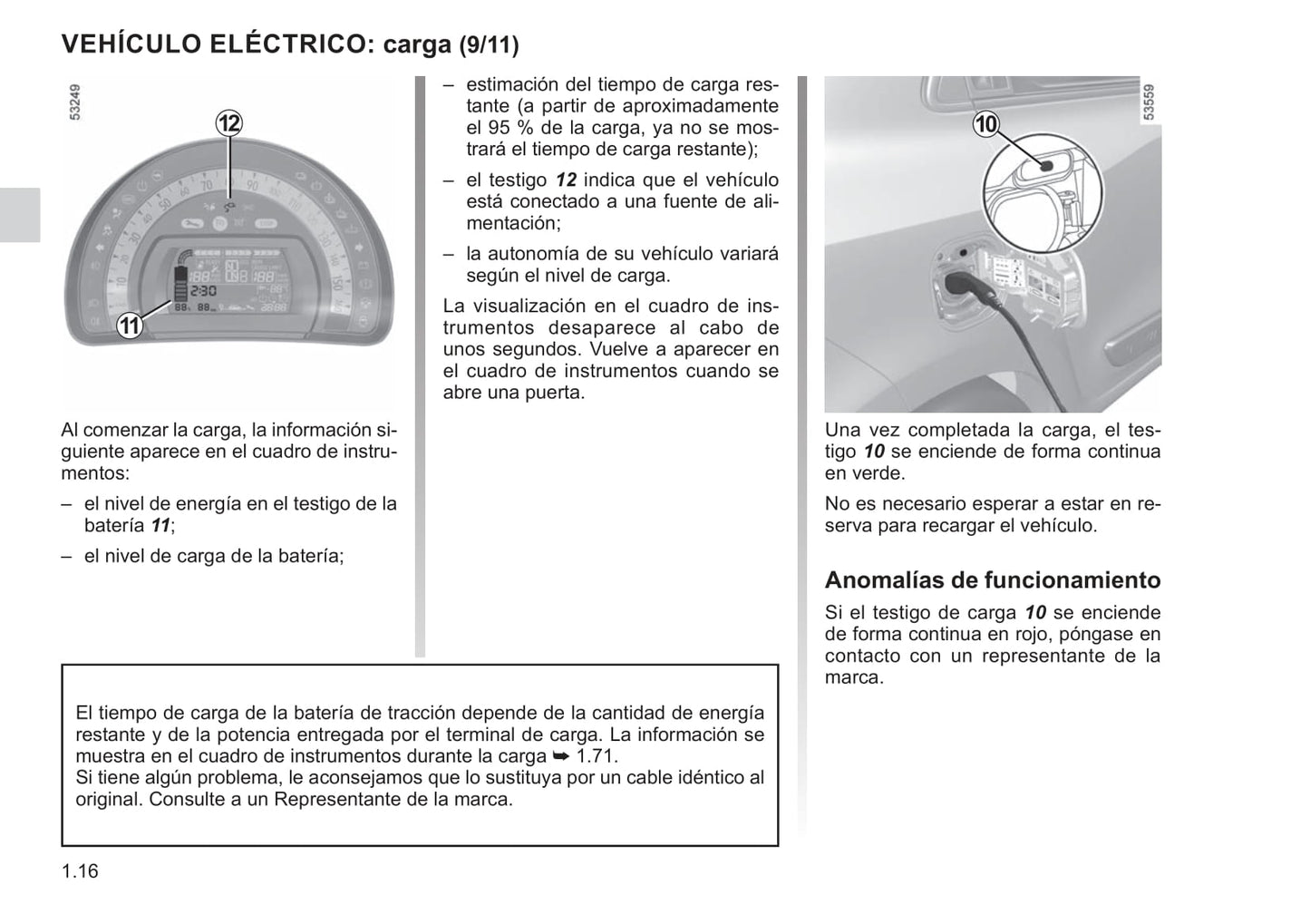 2021-2022 Renault Twingo Z.E. Owner's Manual | Spanish