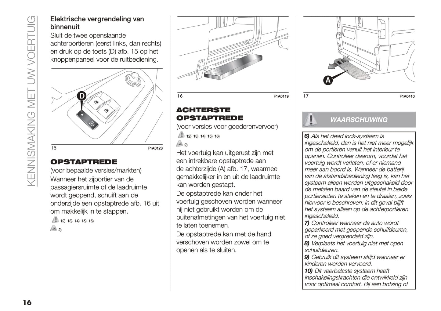 2019-2020 Fiat Ducato Owner's Manual | Dutch