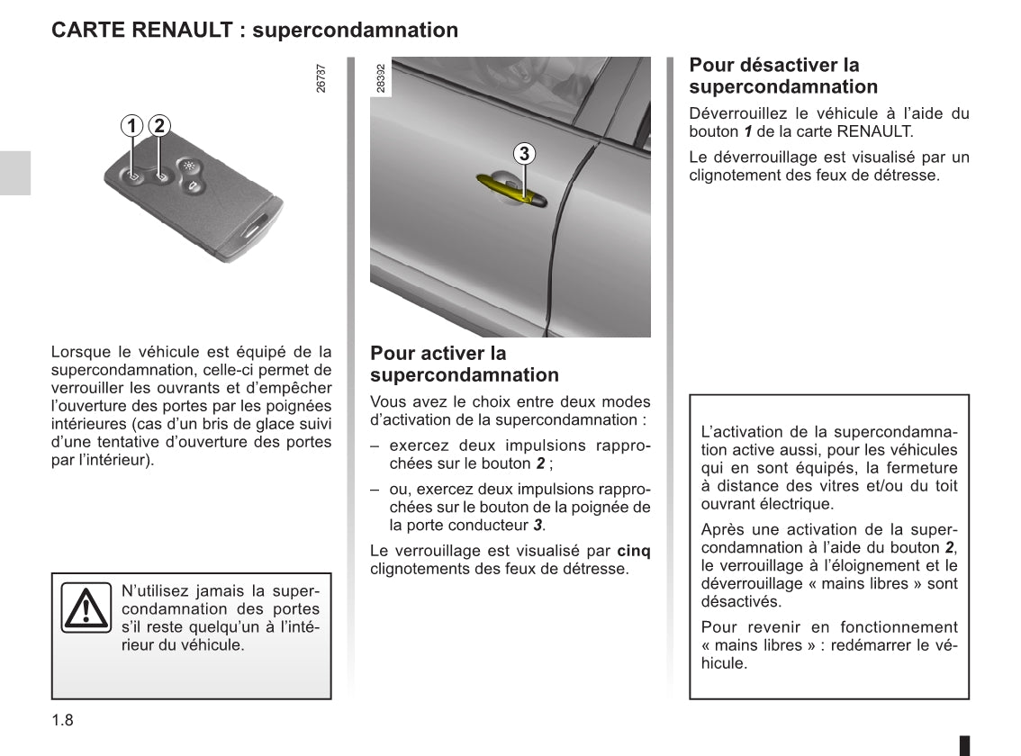 2010-2011 Renault Mégane Owner's Manual | French