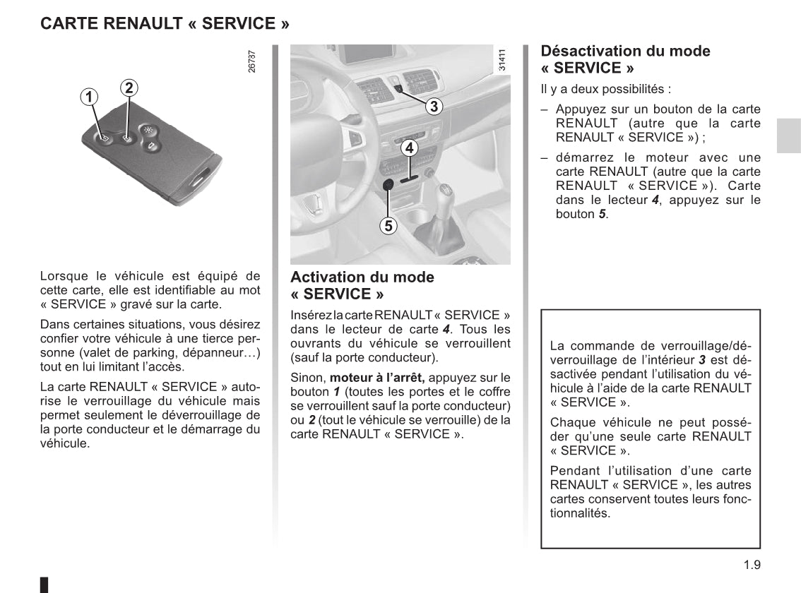 2010-2011 Renault Mégane Owner's Manual | French