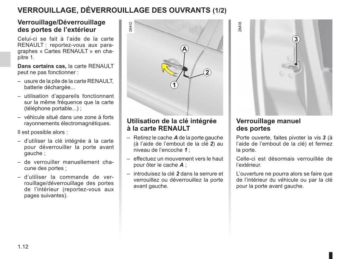 2010-2011 Renault Mégane Owner's Manual | French