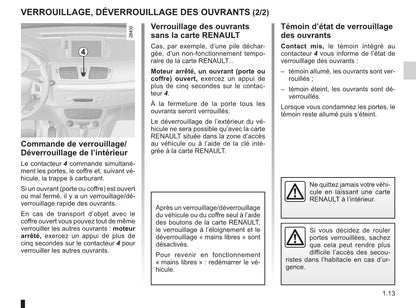 2010-2011 Renault Mégane Owner's Manual | French