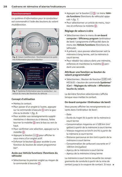 2011-2014 Audi A6/S6 Gebruikershandleiding | Frans