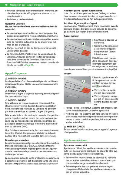 2019-2020 Skoda Kamiq Owner's Manual | French