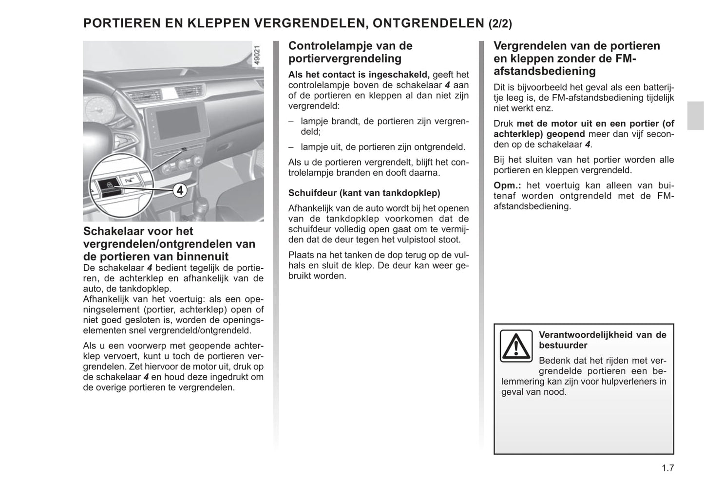 2021 Renault Express Bedienungsanleitung | Niederländisch