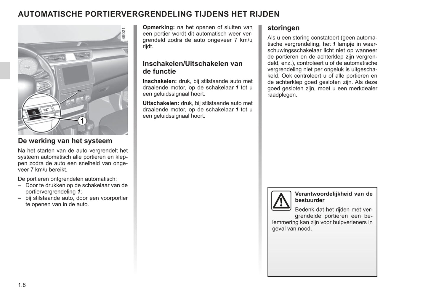 2021 Renault Express Bedienungsanleitung | Niederländisch