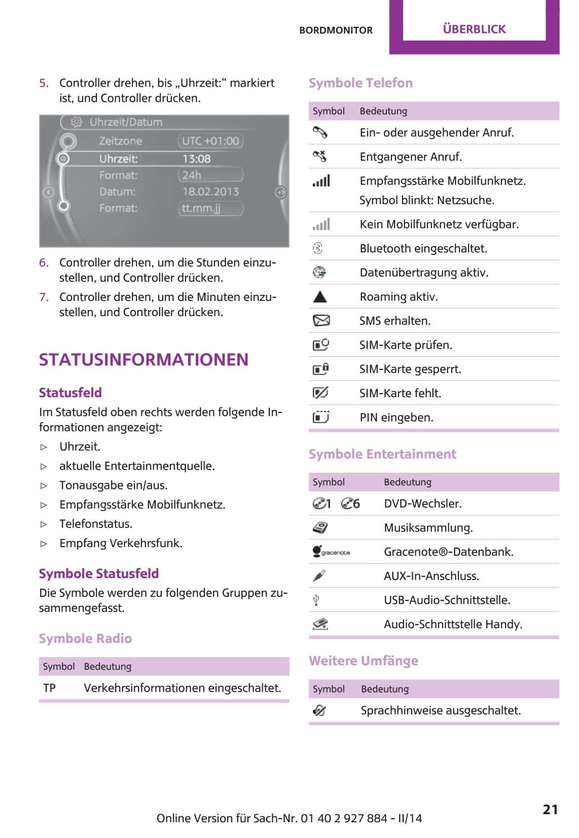 2014-2018 Mini Mini Gebruikershandleiding | Duits