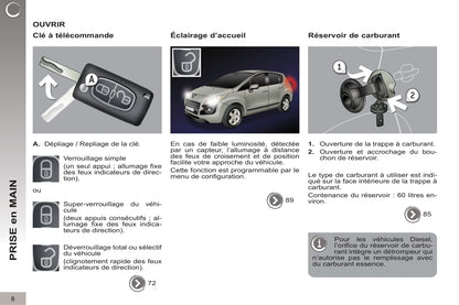 2012-2013 Peugeot 3008 Manuel du propriétaire | Français