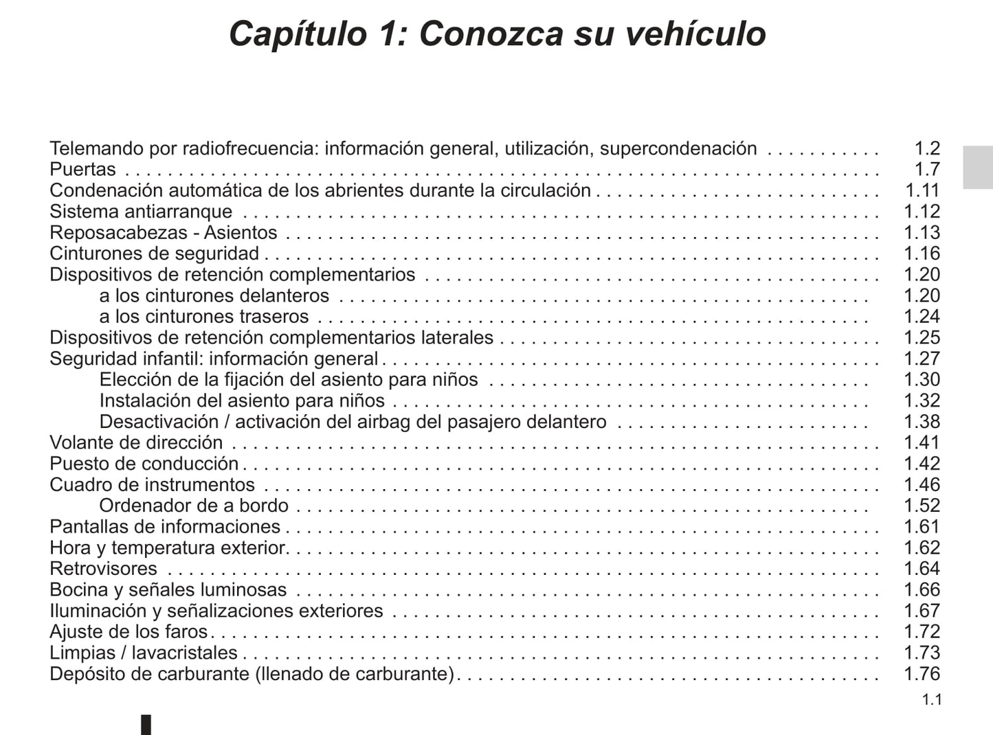 2008-2012 Renault Modus Manuel du propriétaire | Espagnol