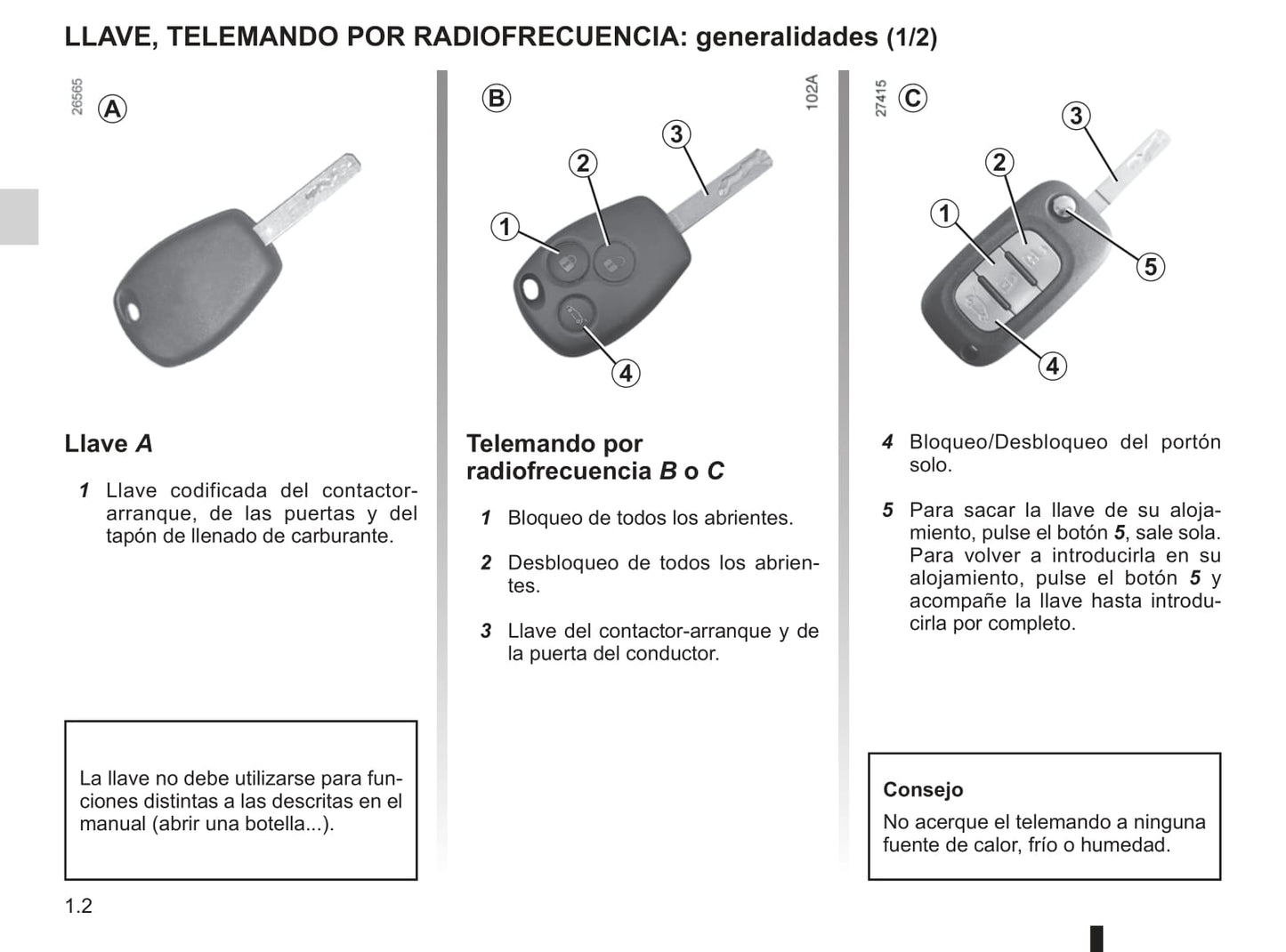 2008-2012 Renault Modus Manuel du propriétaire | Espagnol