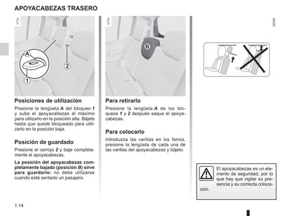 2008-2012 Renault Modus Manuel du propriétaire | Espagnol