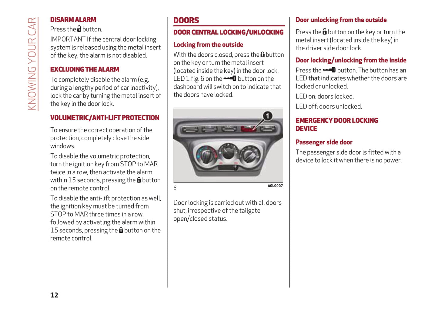 2013-2017 Alfa Romeo 4C Owner's Manual | English