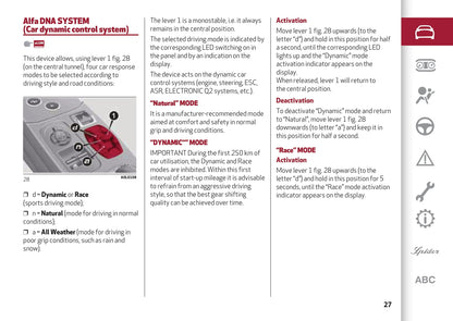 2013-2017 Alfa Romeo 4C Owner's Manual | English