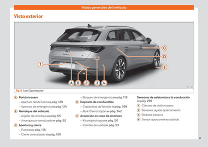 2020-2021 Seat Leon/Leon Sportstourer Owner's Manual | Spanish