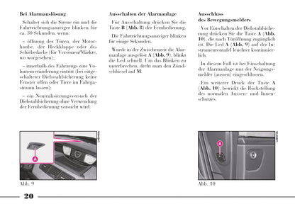 2008-2011 Lancia Phedra Owner's Manual | German