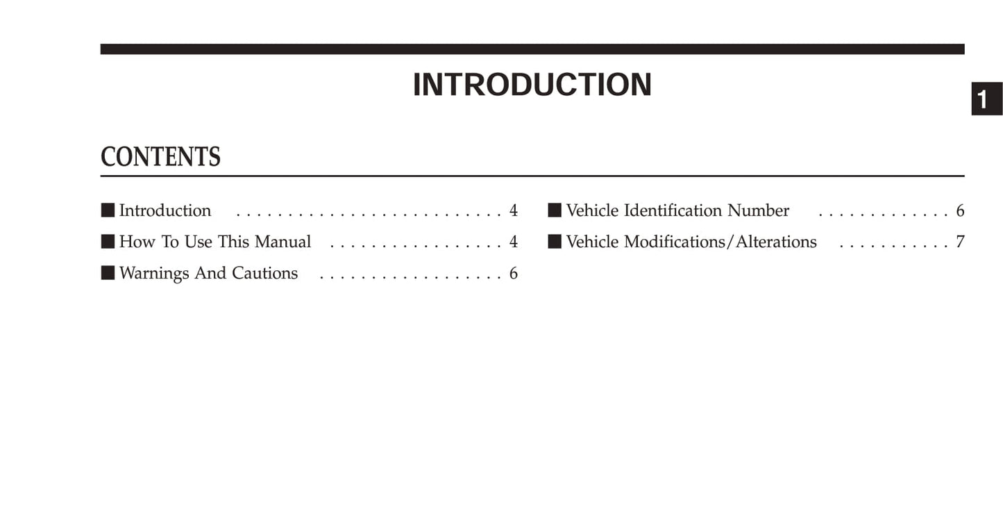 2009 Dodge Challenger SRT/ChallengerSRT8 Owner's Manual | English