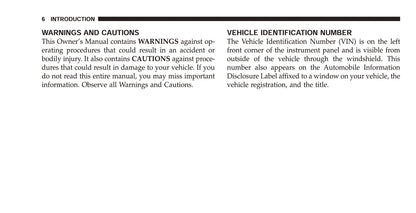 2009 Dodge Challenger SRT/ChallengerSRT8 Owner's Manual | English