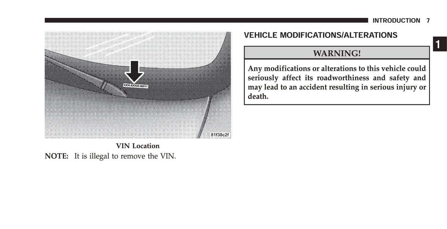 2009 Dodge Challenger SRT/ChallengerSRT8 Owner's Manual | English