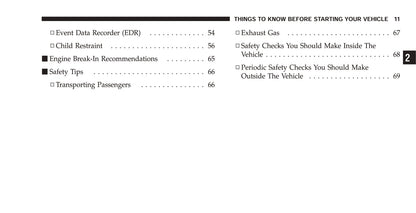 2009 Dodge Challenger SRT/ChallengerSRT8 Owner's Manual | English