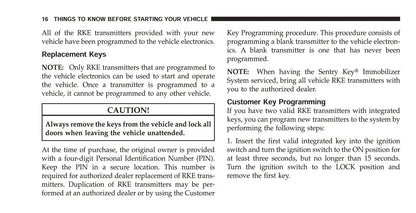 2009 Dodge Challenger SRT/ChallengerSRT8 Owner's Manual | English