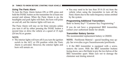 2009 Dodge Challenger SRT/ChallengerSRT8 Owner's Manual | English