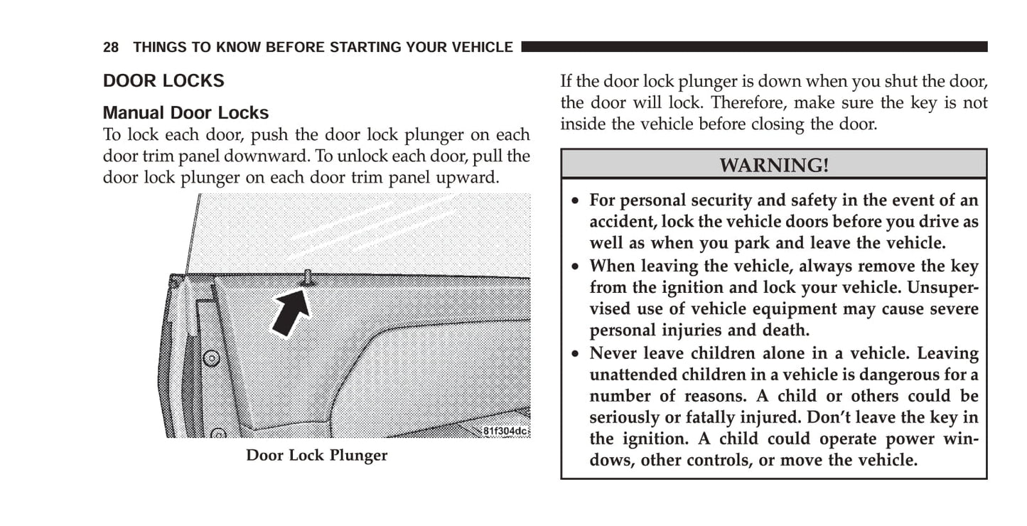 2009 Dodge Challenger SRT/ChallengerSRT8 Owner's Manual | English