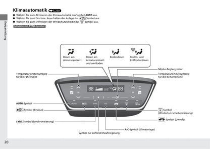 2019-2020 Honda HR-V Owner's Manual | German