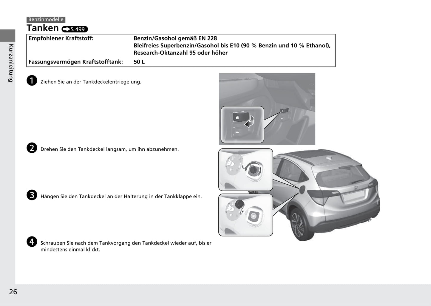 2019-2020 Honda HR-V Owner's Manual | German